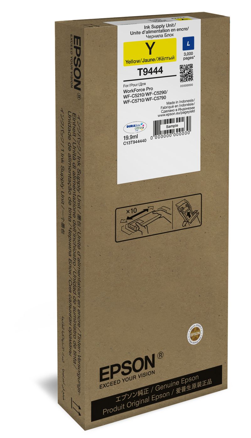 EPSON-CARTUCCIA-INCHIOSTRO-GIALLO-L-DURABRITE-ULTRA-T9444-PER-WF-C5xxx-SERIE