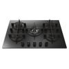 Piano-Cottura-a-Gas-5-Fuochi-75-cm-Nero---Candy-CVG74WTB