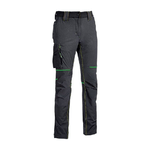 U-Power Pantalone Grigio-Verde Taglia S World