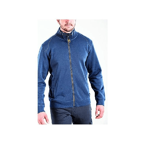 Vigor-Blinky Felpe Rica Lewis Fullzip Manica Lunga Grigio-Blu Taglia S