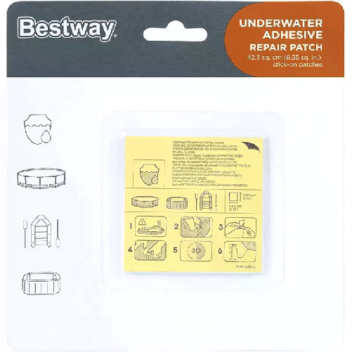 Kit-Riparazione-BESTWAY-Piscina-Sott-acqua-30-PZ-Toppe-Adesive-Piscine-Universale