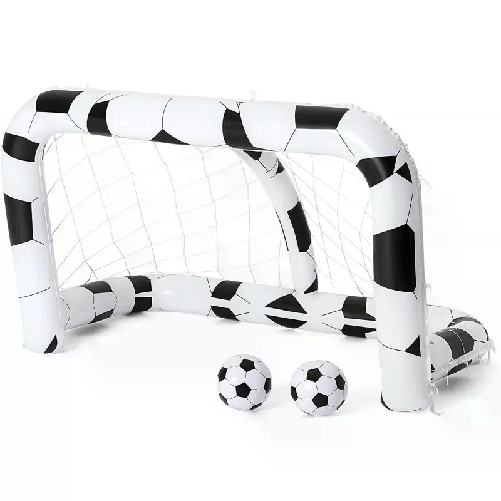 Porta-da-calcio-Bestway-gonfiabile-2-palloni-gioco-giardino-mare-piscina-bambino