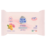 Fresh&Clean Salviettine Igiene Intima con Estratto di Calendula 12 pz.