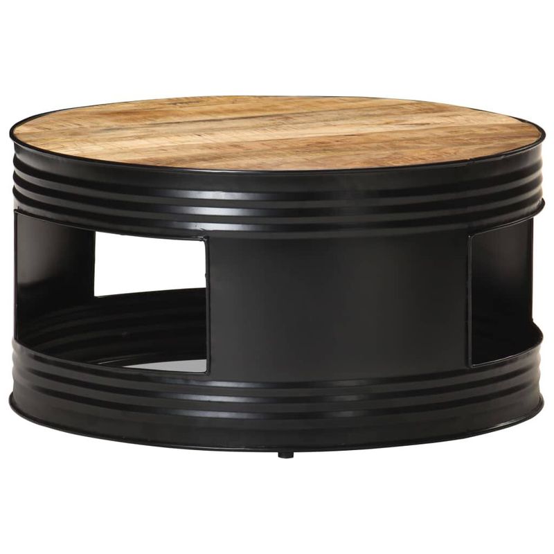 Tavolino-da-Caffe-Nero-68x68x36-cm-in-Massello-di-Mango-Grezzo