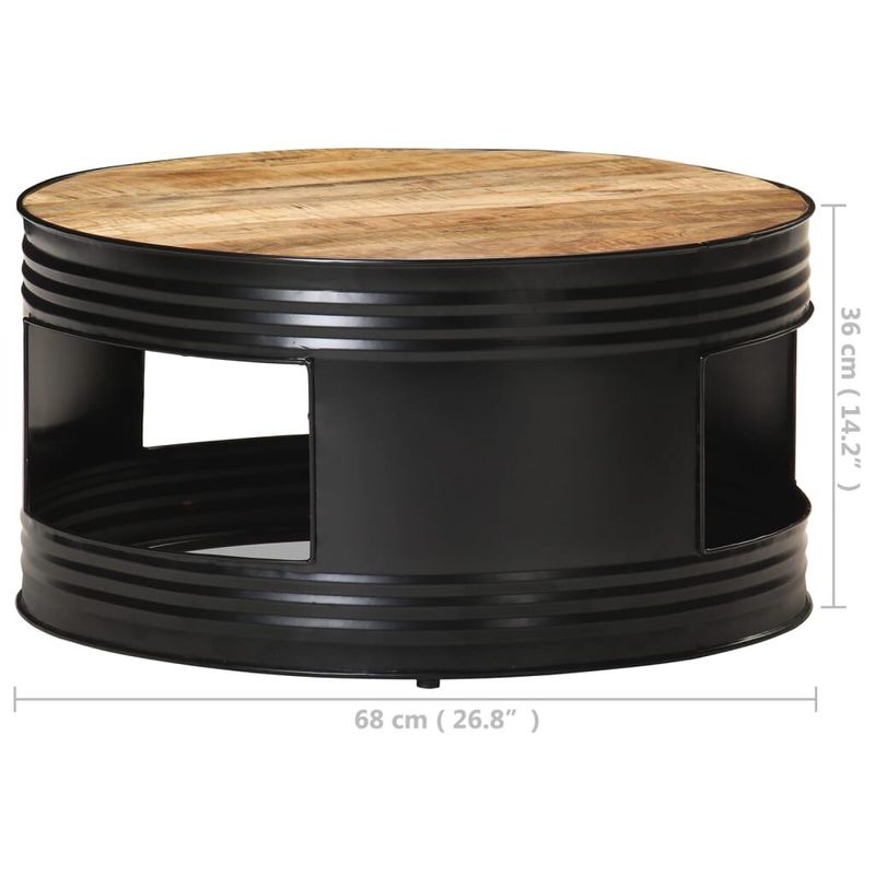 Tavolino-da-Caffe-Nero-68x68x36-cm-in-Massello-di-Mango-Grezzo