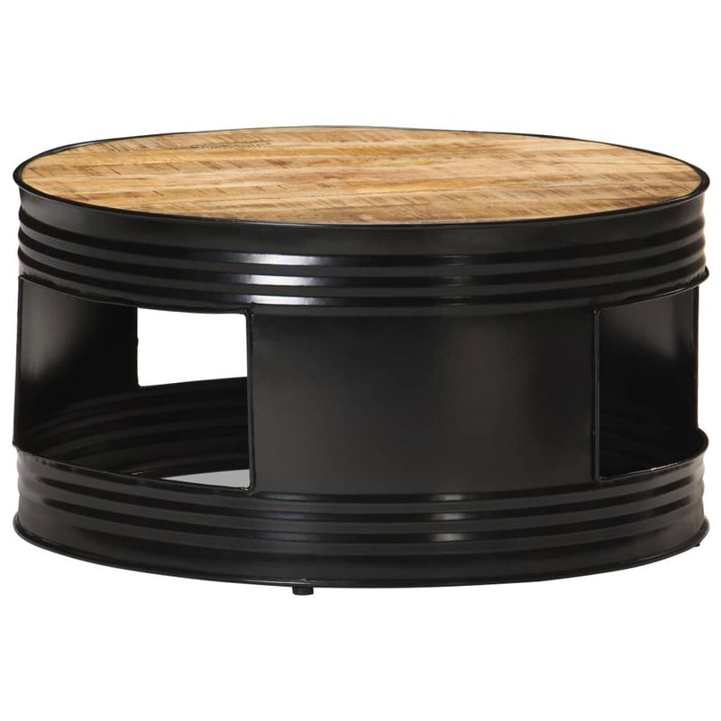 Tavolino-da-Caffe-Nero-68x68x36-cm-in-Massello-di-Mango-Grezzo