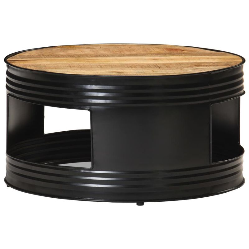 Tavolino-da-Caffe-Nero-68x68x36-cm-in-Massello-di-Mango-Grezzo