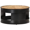 Tavolino-da-Caffe-Nero-68x68x36-cm-in-Massello-di-Mango-Grezzo