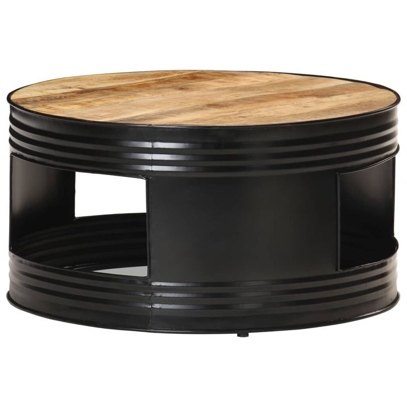 Tavolino-da-Caffe-Nero-68x68x36-cm-in-Massello-di-Mango-Grezzo