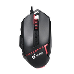 Mouse da gioco USB Cromad G320 3200 dpi - 8 pulsanti - Illuminazione LED rossa gialla e verde - Uso con la mano destra - Cavo da 150 m