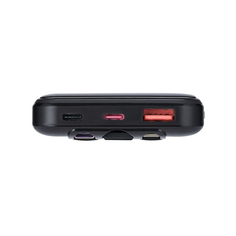 Battery-Bank--10000-Mah--225W-Fast-Charger-Con-3-Cavi-Integrati---Di-Cui-Type-C-Ed-Usb-Con-Funzione-Ricarica---Nera