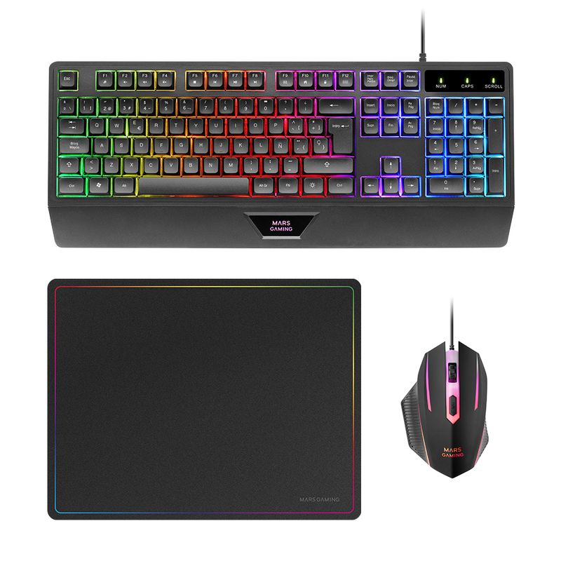 Mars-Gaming-MCP124-tastiera-Mouse-incluso-USB-QWERTY-Portoghese-Nero