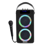 CoolSound Party Boom A360 Bluetooth 100W 2x 4 - LED LED - USB, MicroSD, Light di Jack3,5 mm - Light - Batteria 3.7V 4500