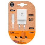 Double Wall Loader TechOnetech + USB-A Cable su USB-C 1m rivestito in nylon intrecciato