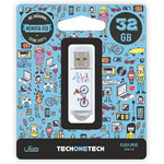 TechOneTech Be Bike Memoria USB 2.0 32GB (Pendrive)