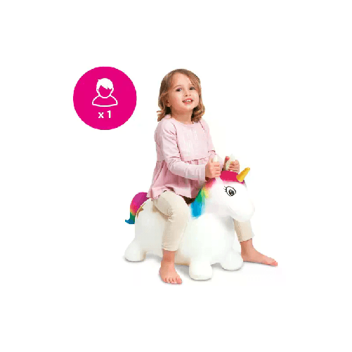 Unicorno-Gonfiabile-Cavalcabile-Gioco-Per-saltare-Rimbalzante-Bambini-18m--