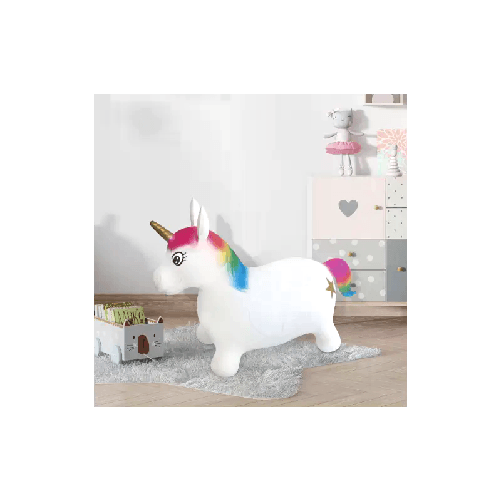 Unicorno-Gonfiabile-Cavalcabile-Gioco-Per-saltare-Rimbalzante-Bambini-18m--