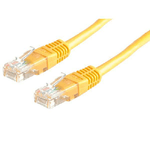 Value 21.99.1562 cavo di rete Giallo 5 m Cat6 U/UTP [UTP] (Value CAT6 UTP CCA Ethernet Cable Yellow 5m)