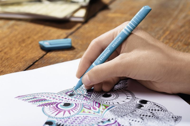 Stabilo-FINELINER-STABILO-SENSOR-PUNTA-0.3MM-BLU