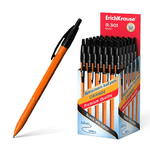 Penna automatica Erichkrause R-301 Orange Matic 07 - Corpo esagonale opaco - Impugnatura - Punta 07 mm - Inchiostro ad a