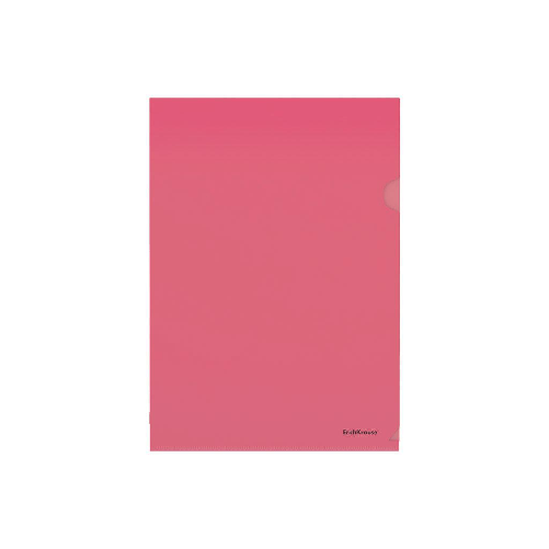 Lima per unghie Fizzy Classic Erichkrause Dossiers - A4 semitrasparente - colore rosso