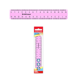 Righello Erichkrause - 15 cm - Rosa - Sacchetto in polietilene