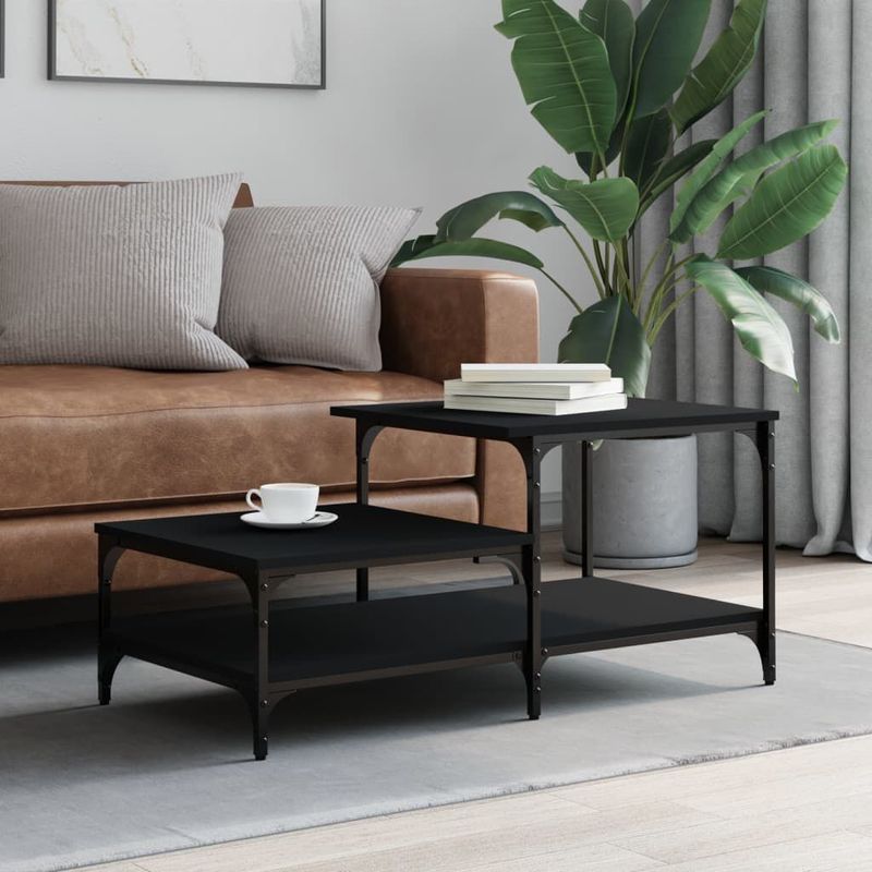 vidaXL-Tavolino-da-Salotto-Nero-100x505x45-cm-in-Legno-Multistrato