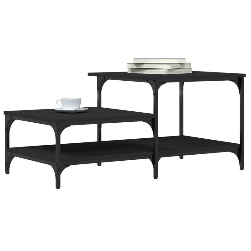 vidaXL-Tavolino-da-Salotto-Nero-100x505x45-cm-in-Legno-Multistrato