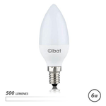 Lampada LED Elbat - Potenza: 6W - Lumen: 500 - Tipo Luce: Luce Bianca 4000K - Attacco: E14 - Angolo: 180º - Dimensioni: