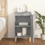 vidaXL-Comodino-Grigio-Cemento-40x35x70-cm-in-Legno-Multistrato