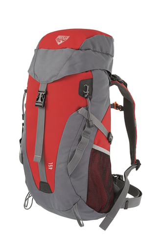 Bestway-Dura-Trek-Zaino-Unisex-Adulto-Rosso-45-L-trekking-campeggio-escursioni