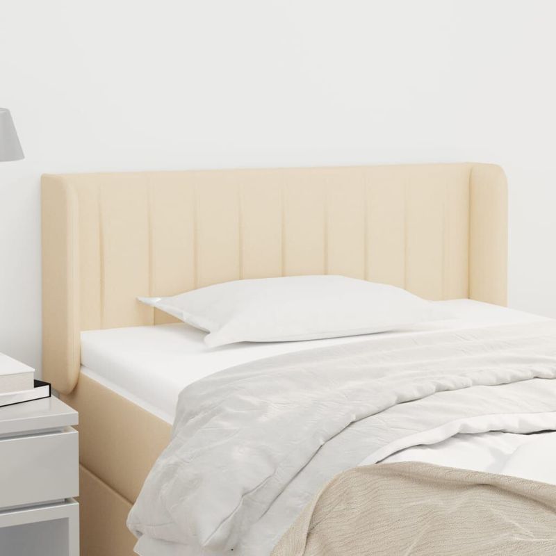 Testiera-ad-Orecchio-Crema-103x16x78-88-cm-in-Tessuto