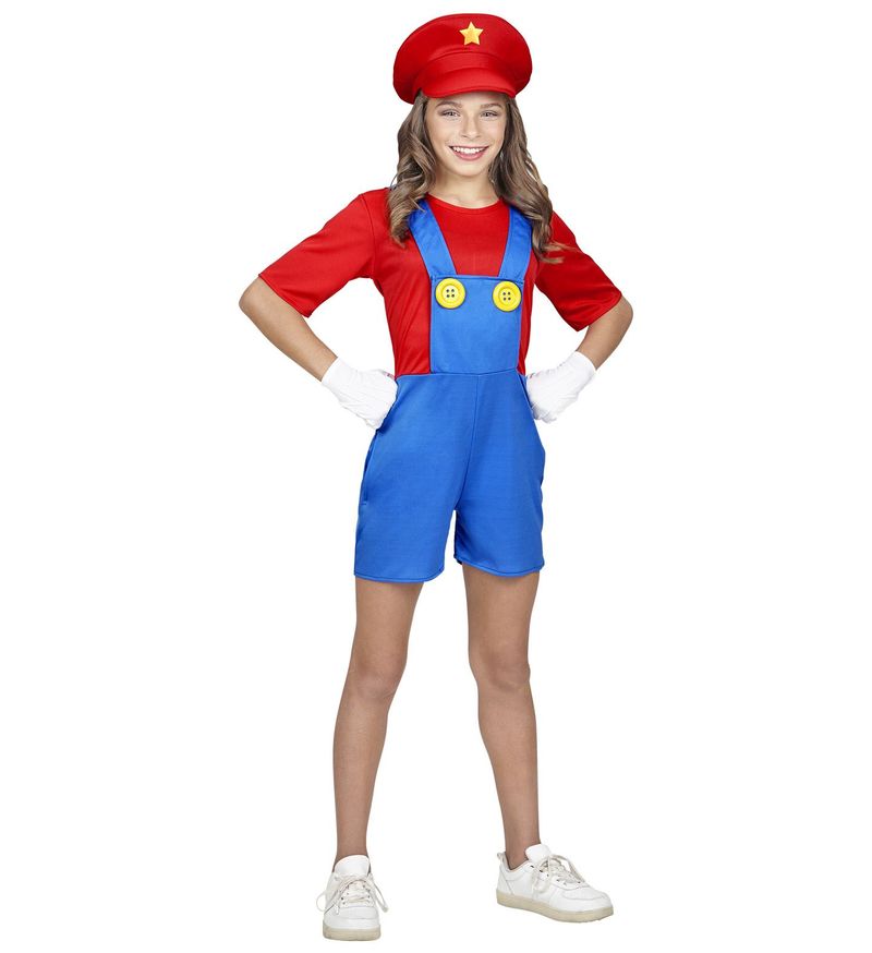WIDMANN-08697-COSTUME-SUPER-MARIO-BAMBINA-8-10-140CM--0869