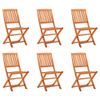 Sedie-da-Giardino-Pieghevoli-6pz-in-Legno-Massello-di-Eucalipto