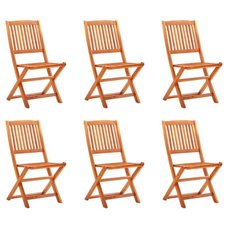 Sedie-da-Giardino-Pieghevoli-6pz-in-Legno-Massello-di-Eucalipto