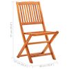 Sedie-da-Giardino-Pieghevoli-6pz-in-Legno-Massello-di-Eucalipto