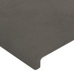 Testiera-ad-Orecchio-Grigio-Scuro-183x23x78-88-cm-in-Velluto