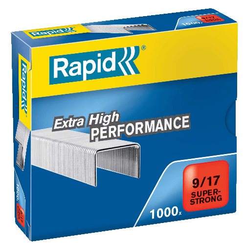 RAPID-Scatola-1000-punti-SUPER-STRONG-RAPID-9-17-alti-spessori
