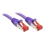 Lindy Rj45/Rj45 Cat6 3m cavo di rete Viola S/FTP [S-STP] (3m Cat.6 S/FTP Network Cable, - Purple - Warranty: 120M)