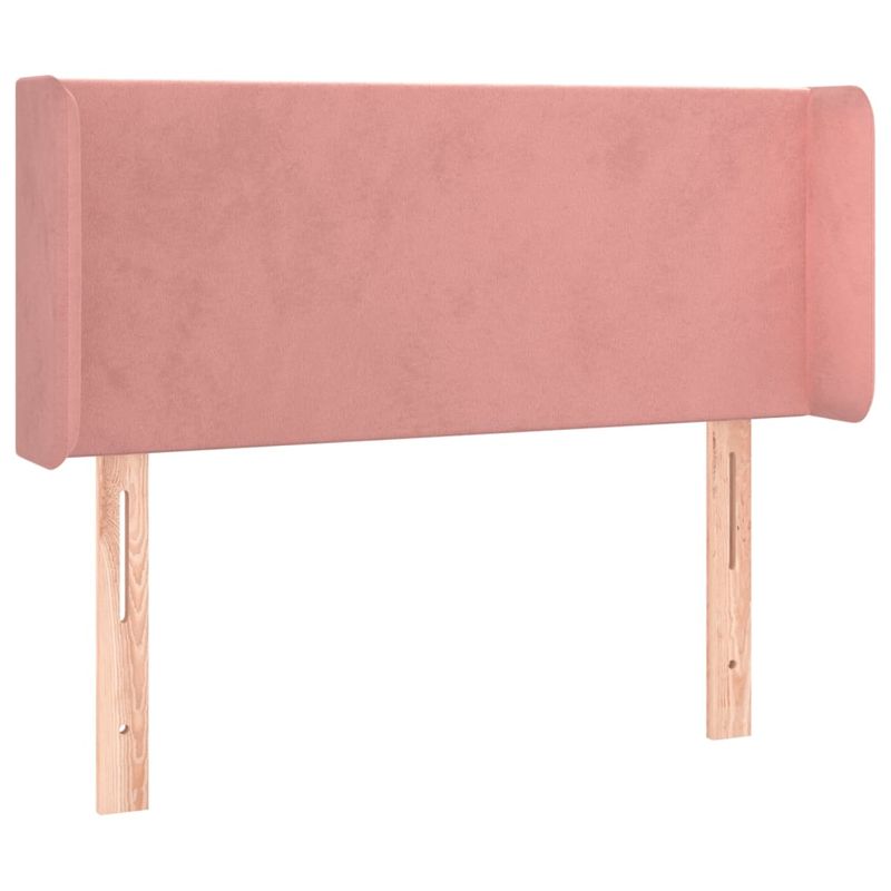 Testiera-ad-Orecchio-Rosa-163x16x118-128-cm-in-Velluto