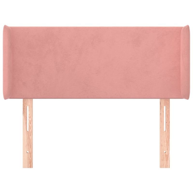 Testiera-ad-Orecchio-Rosa-163x16x118-128-cm-in-Velluto