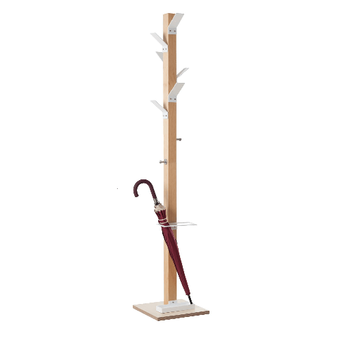PaperFlow K700000 appendiabiti Da terra 6 gancio(i) Legno