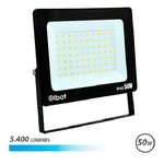 Faretto LED Elbat 50W - Potenza: 50W - Lumen: 5400 - 6.500K Luce Fredda - 30.000 - 50.000 Grandezza naturale - Angolo 12