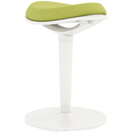 HOMCOM Sgabello Ergonomico e Imbottito ad Altezza Regolabile con Inclinazione a 5°, 42.5x35.5x56.5-71.5 cm, Verde