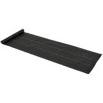 Outsunny Telo per Pacciamatura 50x1 m in PP Drenante e Traspirante per Orto, Serra e Giardino, Nero