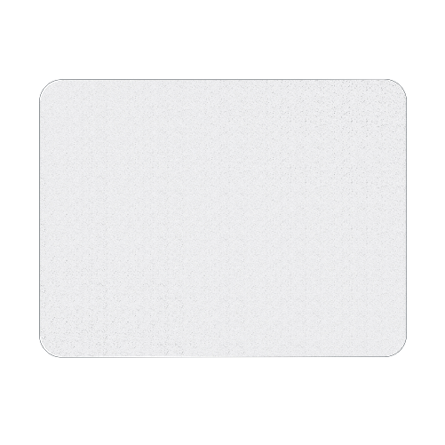 HOMCOM Tappetino per Sedia Ufficio Salvapavimento Antiscivolo in Plastica, 90x120cm, Trasparente