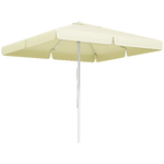 Outsunny Ombrellone da Giardino da 2.5 m ad Altezza Regolabile in Alluminio, Metallo e Poliestere