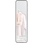 HOMCOM Specchio da Parete Touch con Illuminazione LED Regolabile, in Vetro Temperato e Metallo