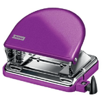 Petrus 52 Classic Metal Punch - Fino a 20 fogli - Segni di formato - Svuotamento facile - Punzoni da 55 mm - Colore viola