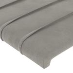 Testiera-ad-Orecchio-Grigio-Chiaro-103x16x118-128-cm-in-Velluto